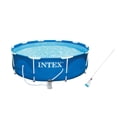 thumbnail image 1 of Intex 10ft x 30in Metal Frame Swimming Pool with Filter Pump Kokido B-VAC Vacuum, 1 of 12