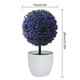 thumbnail image 1 of Adorno artificial en maceta con forma de bola de moda, topiario, planta falsa, bonsái, planta falsa, decoración del hogar, 1 of 7
