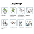 thumbnail image 4 of Cutter Adjustable From 1.26~3.7Inch Glass Bottle Cutter DIY Tools Wine Beer Cutter Wine Beer Champagne Jar Sculpture Glass Tube Cutting Machine, 4 of 7
