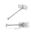 thumbnail image 2 of DEEPCRAFF 1Set Plated Silver Stainless Steel Rv Door Latch Holder Heavy Duty Trailer Door Hardware for Secure Cargo, 2 of 8