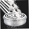 thumbnail image 2 of Quemador de incienso en espiral de acero inoxidable, caja portátil con soporte en espiral para mosquitos, soporte de incienso ignífugo de sándalo, 2 uds., 2 of 5