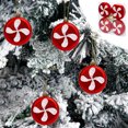 thumbnail image 1 of TIMIFIS Festival Decorations Christmas Decoration Pendant with Bright Light Rotating Thread Painted Colored Colored Christmas Tree Electroplated Christmas Decoration Home Decoration, 1 of 7