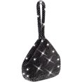 thumbnail image 3 of Women Rhinestone Crystal Evening Clutch Bag With Wristlet Wedding Prom Party Purse Handbags, 3 of 9