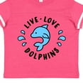 thumbnail image 4 of Inktastic Live Love Dolphins Boys or Girls Toddler T-Shirt, 4 of 5