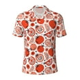 thumbnail image 2 of Daiia Hand Drawn Tomatoes Pattern Men’s Polo Shirts,Solid Deck Shirt,Classic Fit, Breathable Cotton Polo for Casual and Sport Wear-4X-Large, 2 of 7