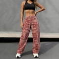 thumbnail image 6 of Juesizh Jeans for Women Cute Print Bohemian Jeans Trendy Comfy Button High Waist Denim Pants, S-2XL, 6 of 8