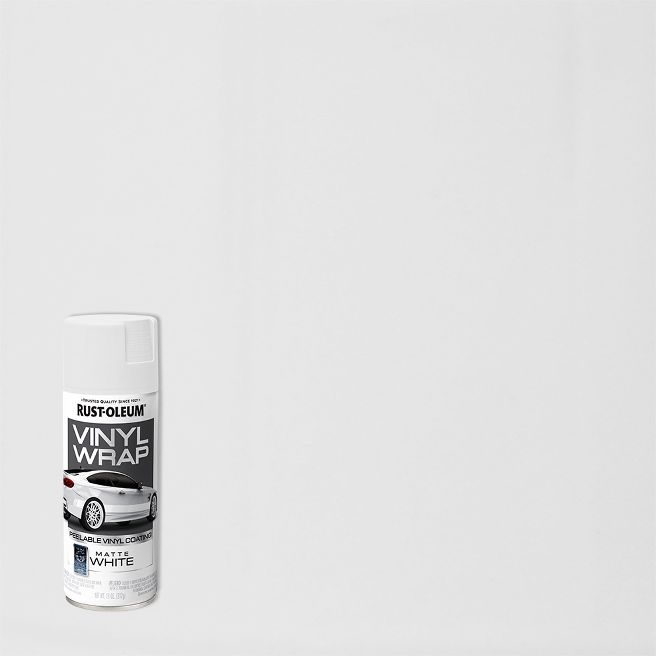 6 Pack, White, Rust-Oleum Automotive Vinyl Wrap Matte Spray Paint-372514, 11 oz