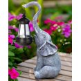 thumbnail image 1 of Estatua de elefante Goodeco para decoración de jardín, 28 cm, ideal como regalo, 1 of 7