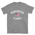 thumbnail image 1 of Mascoutah Illinois Patriot Men's Cotton T-Shirt, 1 of 1