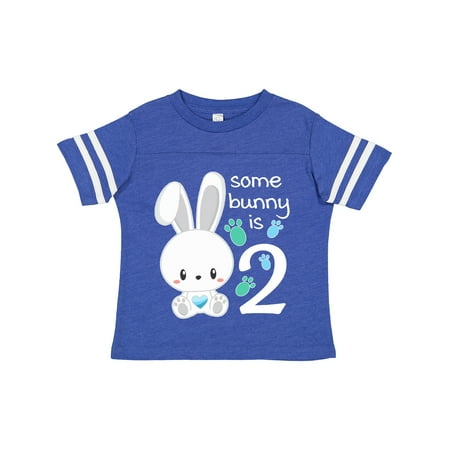 

Inktastic Somebunny is Two-Second Birthday Bunny Gift Toddler Boy or Toddler Girl T-Shirt