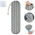 thumbnail image 7 of Wall Mount Plastic Grocery Bag Organizer/Holder, Washable Shopping Bags Carrier, Storage Dispenser for Home Kitchen Travelling, Free Adjustment with Drawstring, 2 Pcs(Gray), 7 of 7
