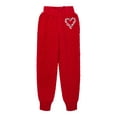 thumbnail image 3 of Miss Chievous Girls Faux Shearling Christmas Sweatshirt and Joggers Set, 2-Pieces, Sizes 4-16, 3 of 3