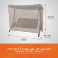 thumbnail image 4 of MODERN LEISURE Housse de Balançoire Extérieure 2 Places - Tissu Imperméable et Résistant aux Intempéries - Protection des Meubles Parfaite pour Patio, Terrasse et Porche - 87 Pouces L x 64 Pouces L x 66 Pouces H - Kaki, 4 of 4