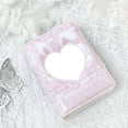 thumbnail image 3 of vlrwzc Mini Photocard Binder, Heart Hollow Portable Photos Card Book, Cute Pink Angel Bunny Style Card Holder Collectible Album for Fans, 3 of 7