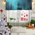 thumbnail image 6 of 2 Pack Valances for Windows, Ocean Shipwrecks Window Valances for Living Room/Bedroom/Bathroom, Coastal Nautical Dolphins Vintage Light Filtering Kitchen Curtain Valance Window Treatment 54"W x18" L, 6 of 9