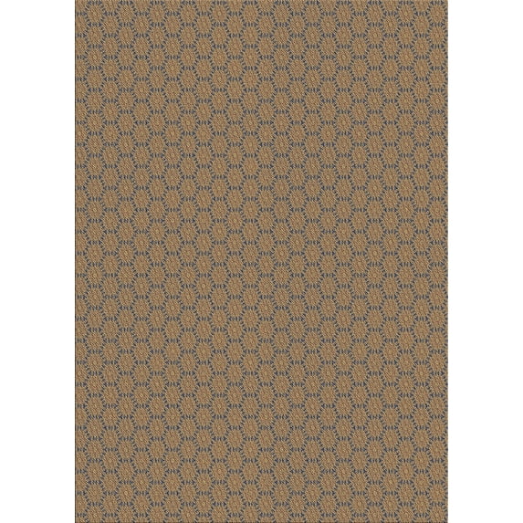 Ahgly Company Machine Washable Indoor Rectangle Transitional Light Copper Gold Area Rugs, 2' x 5'