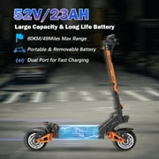 KUKIRIN G3 Pro Electric Scooter for Adults, Dual 1200W Powerful Motor, 40Mph Top Speed, 49 Miles Max Range, 52V/23AH Large Battery Capacity,Dual Hydraulic Disc Brakes System Folding Electric Scooter