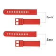 thumbnail image 4 of Uxcell Silicone Watch Bands, 20mm Watch Strap Quick Release for Men Women, Red, 4 of 7