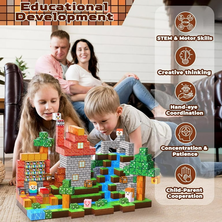 Magnetic Tiles GraceDuck Magnetic Blocks 150 PCS Build Magnetic