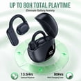 thumbnail image 2 of VEATOOL Wireless Earbuds Open Ear Headphone Sport, Bluetooth 5.3 Earbud, 80Hrs Earphone with Earhook, Noise Cancelling Mic,Light Weight Comfortable Fit,Suitable for Running,Workouts, 2 of 8