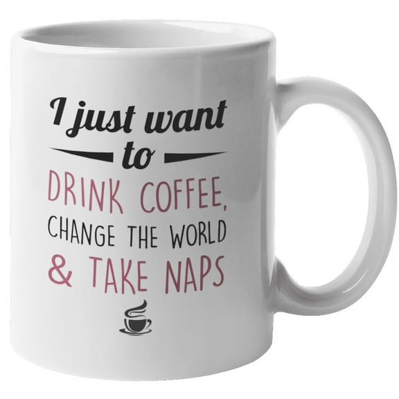 Drink Coffee Change the World Coffee & Tea Mug for Judge & Lawyers (11oz)