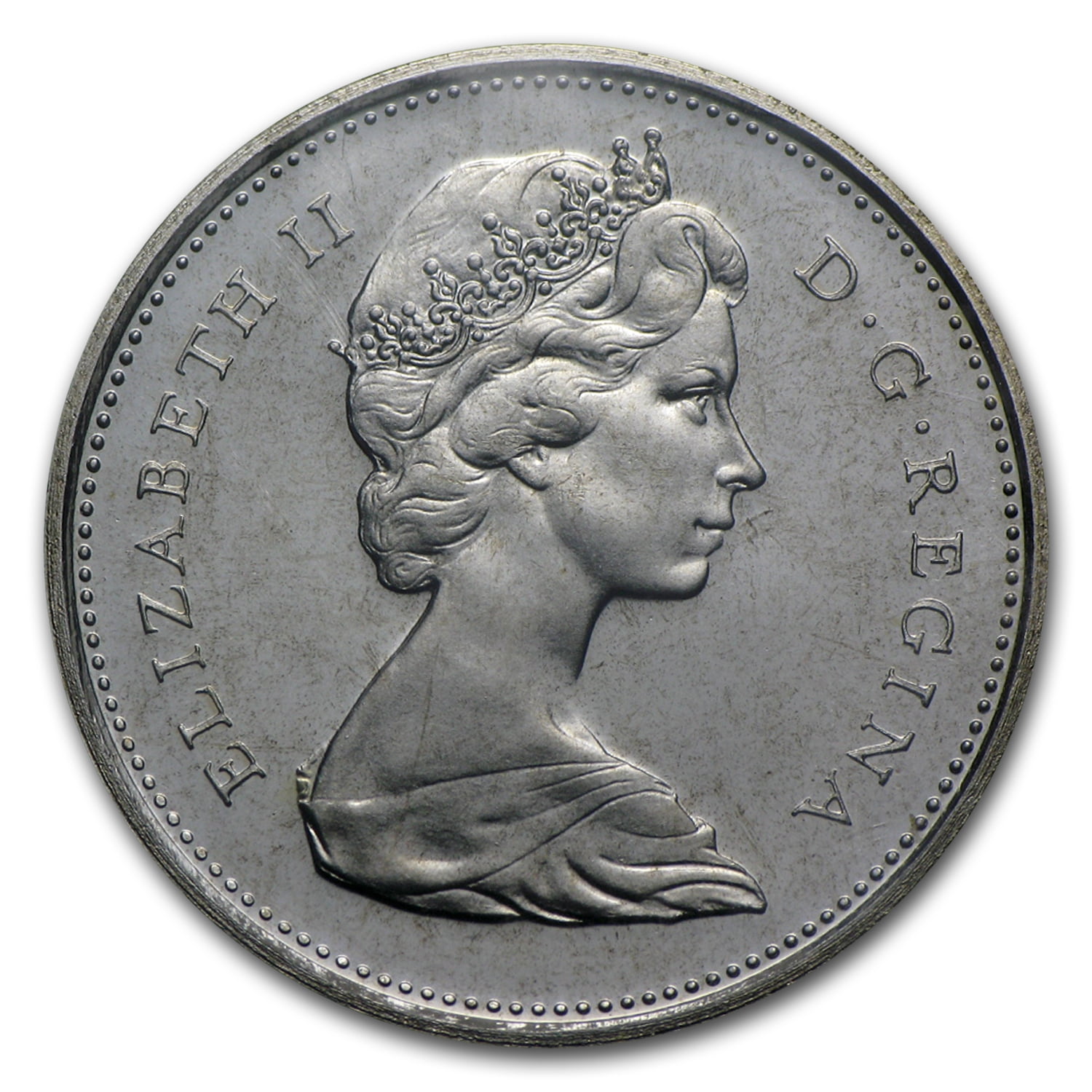 1965 Canada Silver Quarter Sealed in Cellophane 