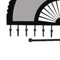 thumbnail image 3 of Retro Style Black Semicircular Fan-Shaped Jewelry Stand Jewelry Display Stand Earrings Necklaces Ri, 3 of 5