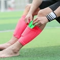 thumbnail image 4 of Espinilleras de fútbol | Protectores de piernas y pies enchufables para adultos y jóvenes | Acolchado grueso de EVA | Protección de doble capa | Equipamiento deportivo ligero | 1 par | 18x10cm |, 4 of 5