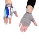 thumbnail image 4 of a Prueba de Golpes, Antideslizante, Al Aire Libre, Profesional, Bicicleta de Carretera, Bicicleta, Medio Dedo, Guantes de Ciclismo para Hombres, Guant L Sunnimix Ciclo de los guantes, 4 of 8