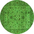 thumbnail image 1 of Ahgly Company Indoor Round Persian Green Traditional Area Rugs, 5' Round, 1 of 1
