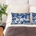 thumbnail image 7 of Satin Pillowcase for Hair and Skin, Navy Blue Digital Camouflage Silk Pillow Case 20x30 inches, 1 Pack, 7 of 7