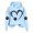 Light Blue, variant on LOVZFMLL Sweatshirt for Women Heart Print Long Sleeve Loose Fit Cute Fall Clothes 2025 Women Fashion Hooded Pullover Comfort