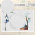 thumbnail image 3 of Ambesonne Rowan Place Mats Set of 4, Christmas Bird Holly Pine, Standard Size, Multicolor, 3 of 6