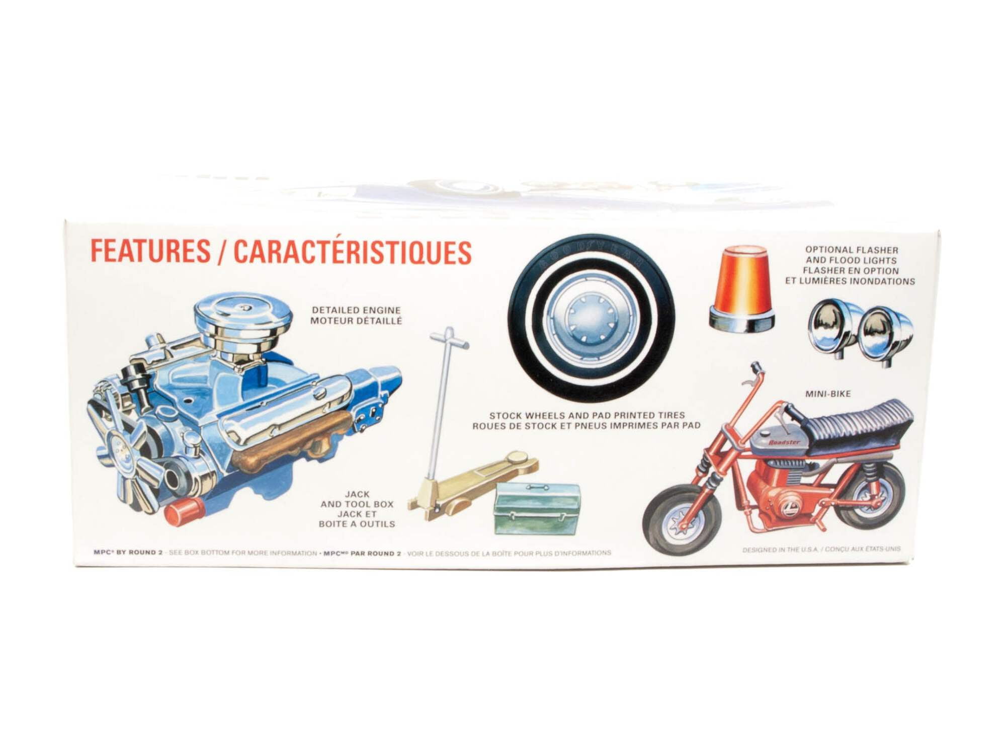 mpc 1/25 ダッジ D100 ピックアップ 1978年型 w/ミニバイク MPC 1978 Dodge D100 Pickup 1/25 Scale Model Kit Review Build