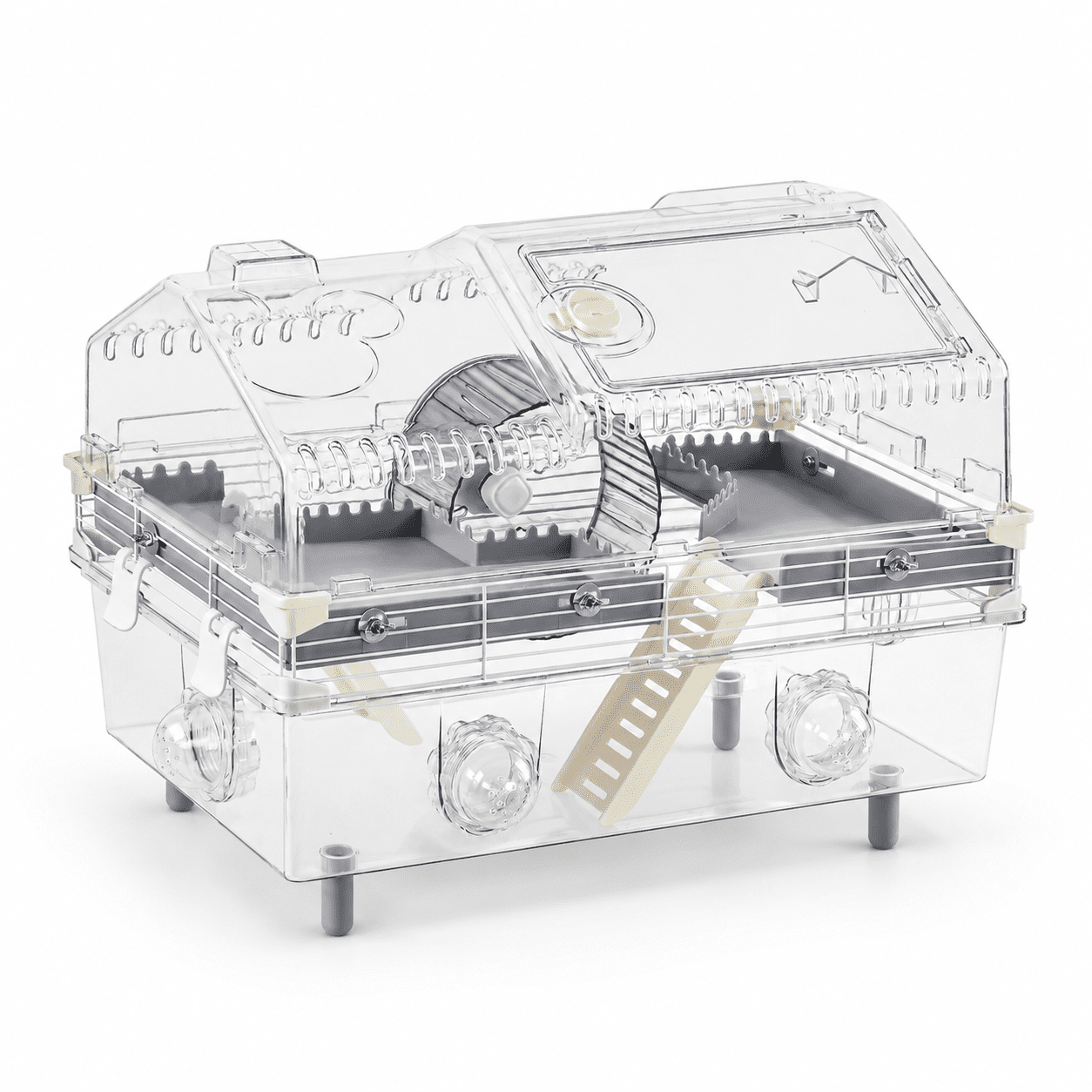 Large Hamster Cage, 22.01 x 12.99 x 7.99 Inches, For Small Hamsters and Robo Hamsters