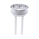 thumbnail image 4 of Botón pulsador para tanque de inodoro, piezas de cisterna galvanizadas, compatible con orificio de cerámica de 50 mm, 4 of 9