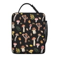 thumbnail image 5 of Woodland Mushroom Whimsical Mushroom Insulated Lunch Bag Mushroom Boho Mushroom Vintage Mushroom Magical Forest Mushrooms Botanical Mushroom Fairy Tale Mushroom Cottagecore Fungi Aesthetic Fungi Goth, 5 of 6
