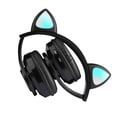 thumbnail image 2 of Auriculares Auriculares con luz intermitente LED Adorable micrófono inalámbrico recargable para juegos Auricular 5.0 compatible con Bluetooth, negro Speravity EL000090-01B, 2 of 2