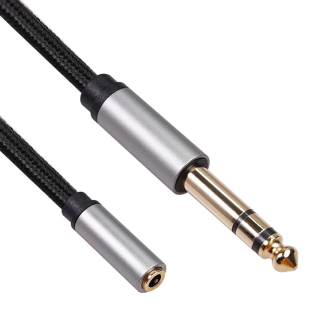 Cable 3 5 Mm A 6 35 Adaptador Enchufe TRS 1/8 Conector 1/4 (0 M)
