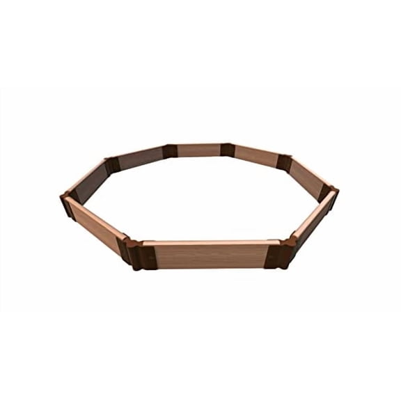 CLASSIC SIENNA 5' x 5' x 5.5" 'ST. JOHN BAPTISTRY' RAISED GARDEN BED (OCTAGON) 5' X 5' X 5.5" - 1" PROFILE