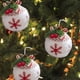 thumbnail image 3 of Juego de 3 bolas de Navidad colgantes adornos decorativos irrompibles para árbol de Navidad 80 mm Fiudx, 3 of 3