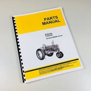 Parts Manual For John Deere B Tractor Bn Bw Bnh Bwh Catalog Magneto Carburetor