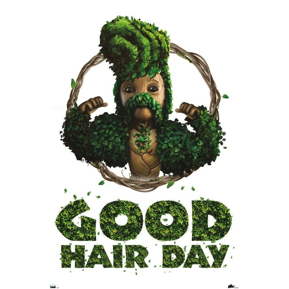 Marvel I Am Groot - Good Hair Day Wall Poster, 22.375" x 34"