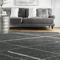 nuLOOM Thigpen Contemporary Area Rug, Dark Grey, 2' x 6'