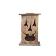 thumbnail image 1 of Oferta por tiempo limitado!Decoración de arte otoñal de madera Lámpara de llama fantasma de madera Jack-O-, 1 of 8