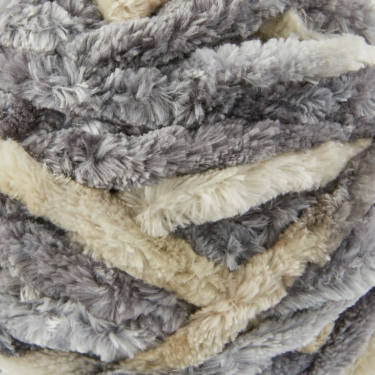 Mainstays Velvet Yarn, 80 yd, Neutral Multi, 100% Polyester
