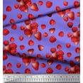 thumbnail image 3 of Soimoi Cotton Duck Fabric Raspberry,Strawberry & Cherry Fruits Print Fabric by The Yard 42 Inch Wide, 3 of 3