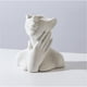 thumbnail image 1 of Jarrón de cerámica con forma de cuerpo y rostro femenino, ideal para estantería de oficina en casa, decoración de mesa, estilo rústico moderno, pequeño, 1 of 6