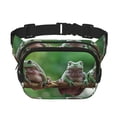 thumbnail image 1 of Balery Australian White Tree Frog Sitting on Branch Mochila Cinturón para Mujeres y Hombres, Bolsa de Cintura Impermeable de Doble Capa con Correa, 1 of 9