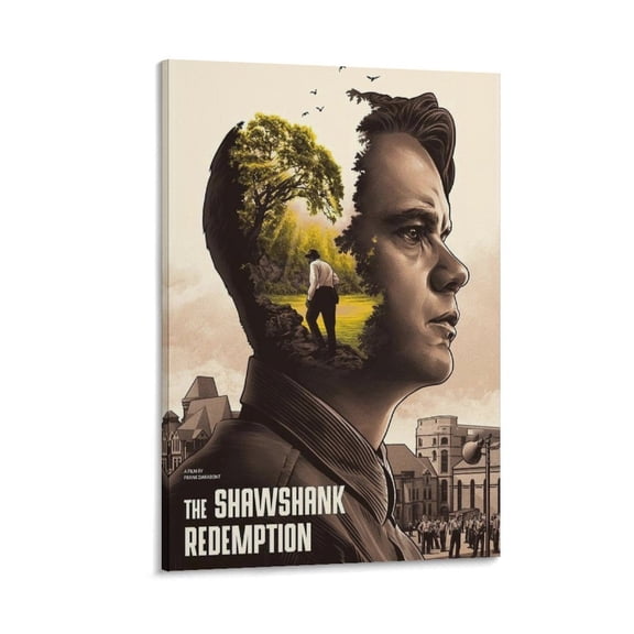 The Shawshank Redemption Poster Art Poster Canvas Painting Decor Wall Print Photo Gifts Home Modern Decorative Posters 16x24inch(40x60cm)